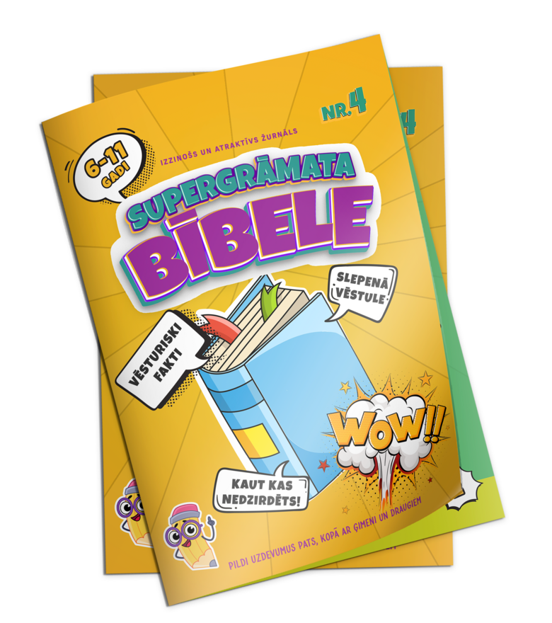 Žurnāls bērniem - Supergrāmata Bībele