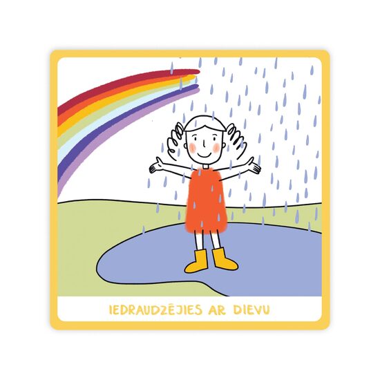 Kartīte "Iedraudzējies ar Dievu" I
