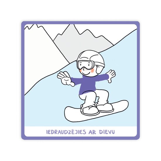 Kartīte "Iedraudzējies ar Dievu" II