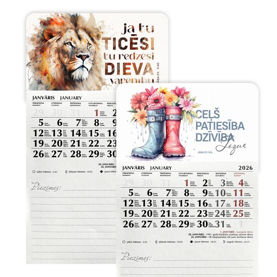 Kalendārs ar magnētu