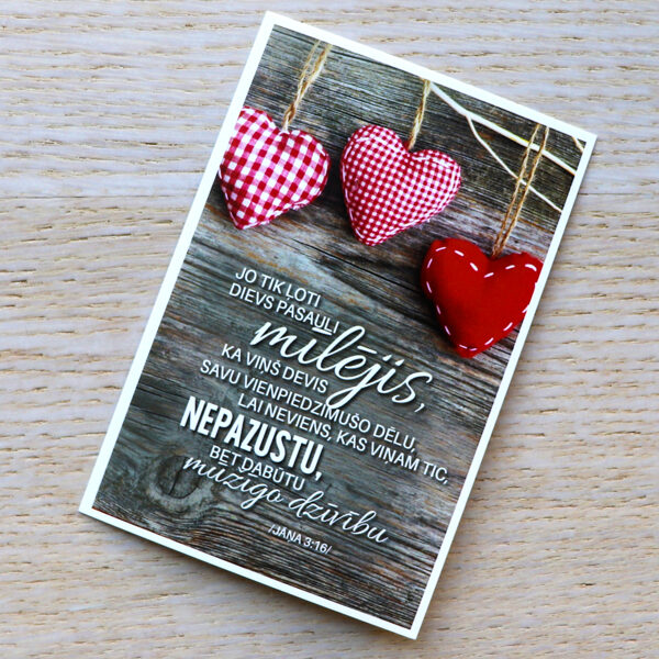 Kartīte "Jāņa 3:16"